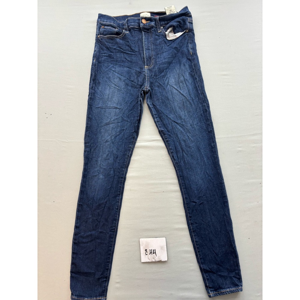 Alice + Olivia Jeans Womens 29 Dark Wash Skinny High Rise Denim Blue